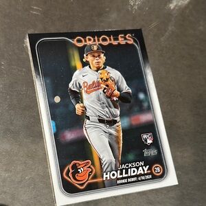 Topps Orioles Rookie Card - Black and Orange